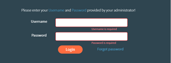 Login Interface